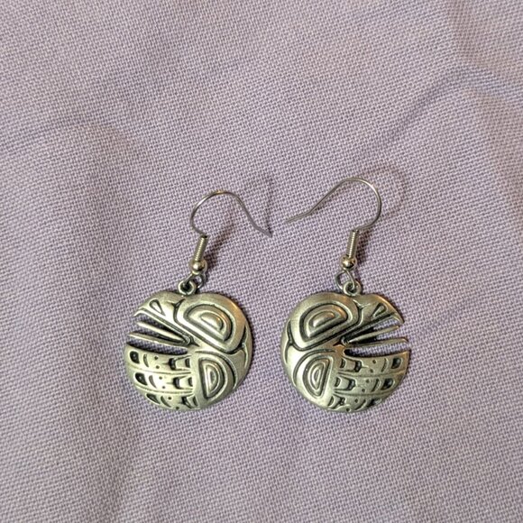 Wade Baker Pewter Earrings Frederick Pewter Canada - Picture 1 of 2